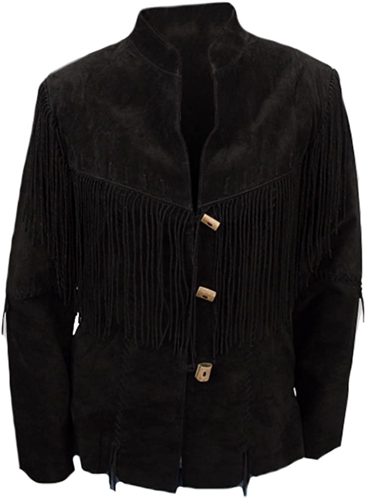 Classyak Women's Western Stylish Fringed Coat
