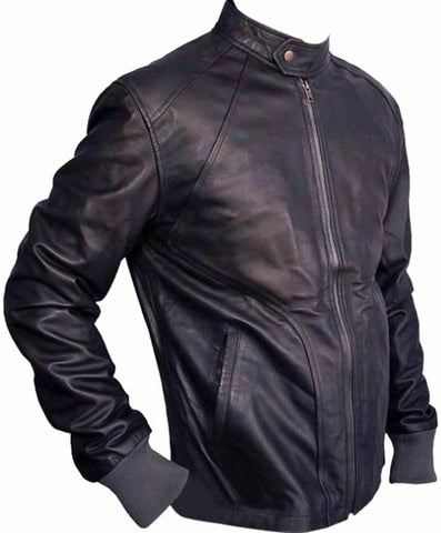 Classyak Fashion Bomber Style Leather Jacket Premiere Quality