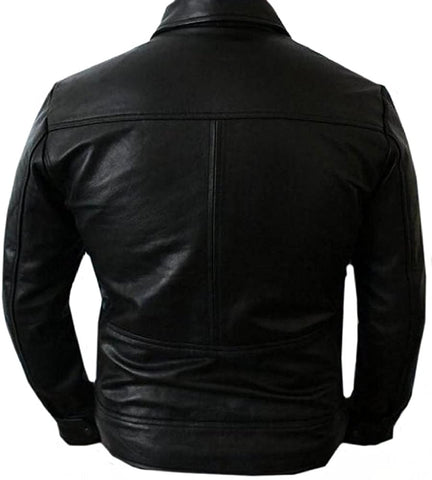 Classyak Fashion Faux Leather Jacket Black Dag
