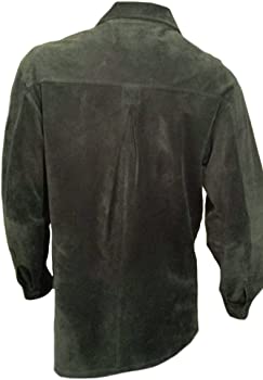 Classyak Men's Fashion Coat Suede Leather Jacket