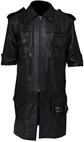 Classyak Men's Fashion Noctis Leather Fantasy Coat