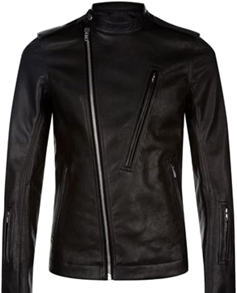 Classyak Men's Fashion Biker Real Leather Jacket