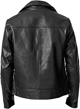 Classyak Men's Fashion Brando Style Biker Jacket