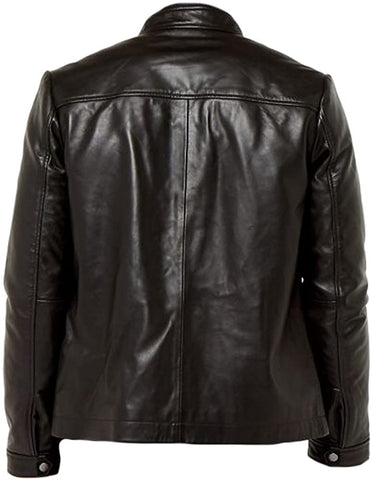 Classyak Men's Fashion Moto Genuine Leather Jacket