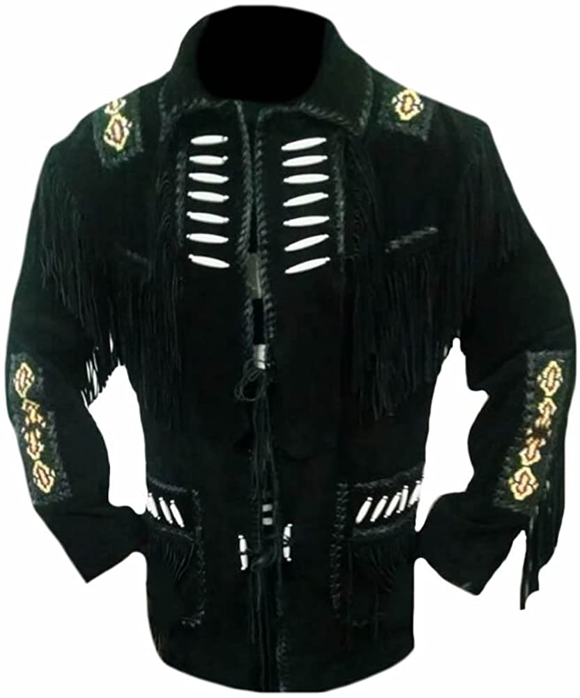 Classyak Men's Western Cowboy Jacket