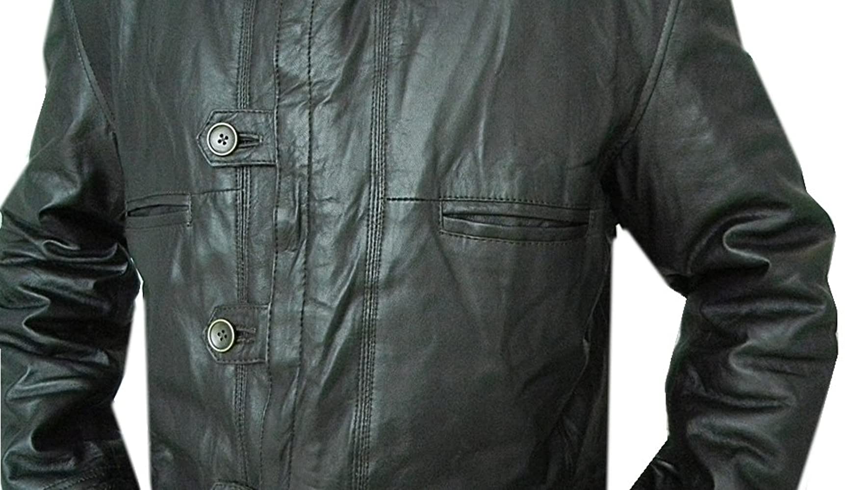 Classyak Real Leather Bane Coat