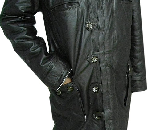 Classyak Real Leather Bane Coat