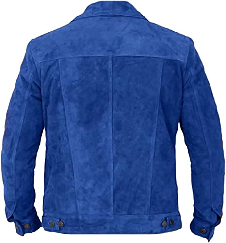 Classyak Men's Fashion Moto Stylish Suede Leather Jacket