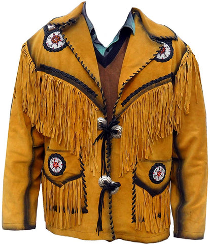 Classyak Western Cowboy Leather Jacket