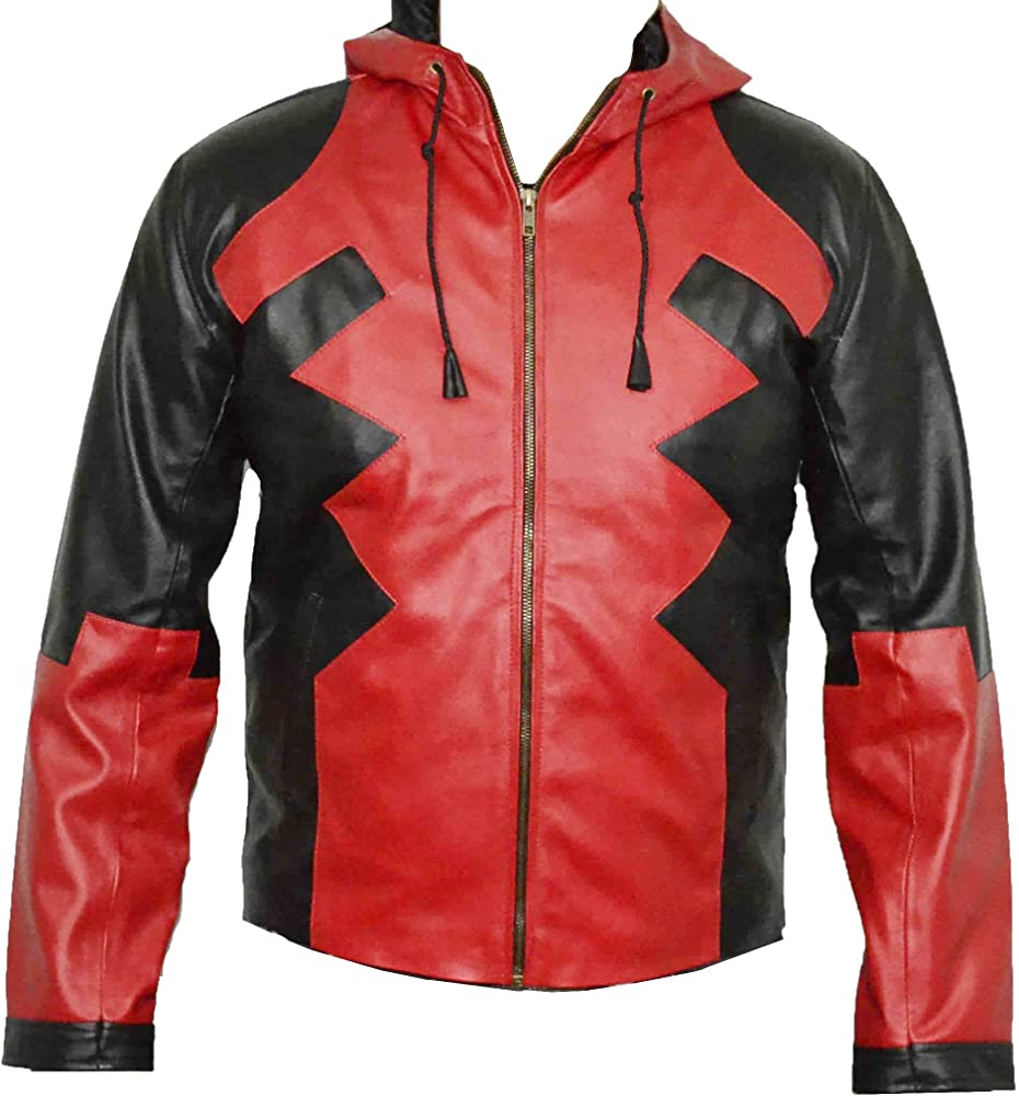 Classyak Corps Marvel Game Real Leather Jacket w Hoodie Ver2