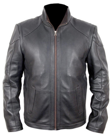 Classyak Men's Bruce Red 2 Black  Real Leather Willis Jacket