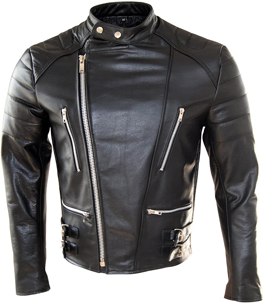 Classyak Fashion Real Leather Moto Jacket