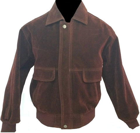 Classyak Men's Fashion Stylish Suede Leather Jacket