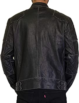 Classyak Men's Fashion British Leather Jacket