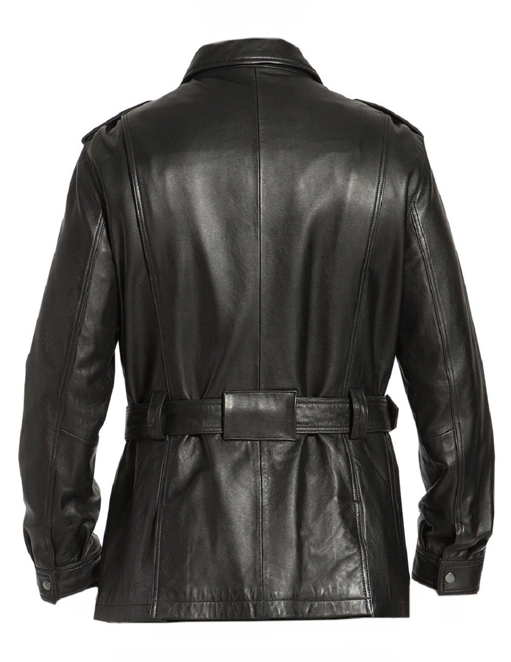 Classyak Men Fashion Original Leather Jacket Classic Coat