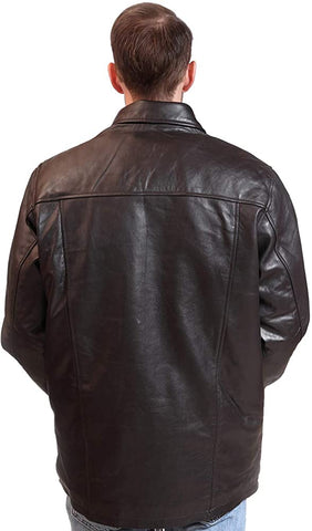 Classyak Men's Real Leather Moto Exclusive Style Fashion Coat