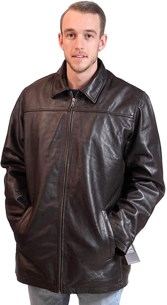 Classyak Men's Real Leather Moto Exclusive Style Fashion Coat