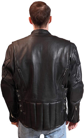 Classyak Men's Fashion Biker Jacket