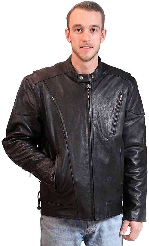 Classyak Men's Fashion Biker Jacket