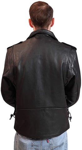 Classyak Men's Fashion Real Leather Jacket