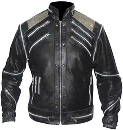 Classyak Men's Fashion Beat-it Real Leather Jacket