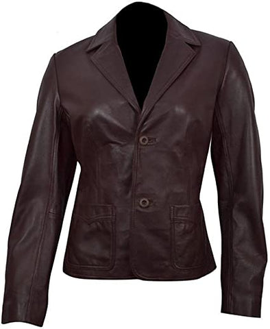 Classyak Women's Fashion Slimfit Leather Jacket