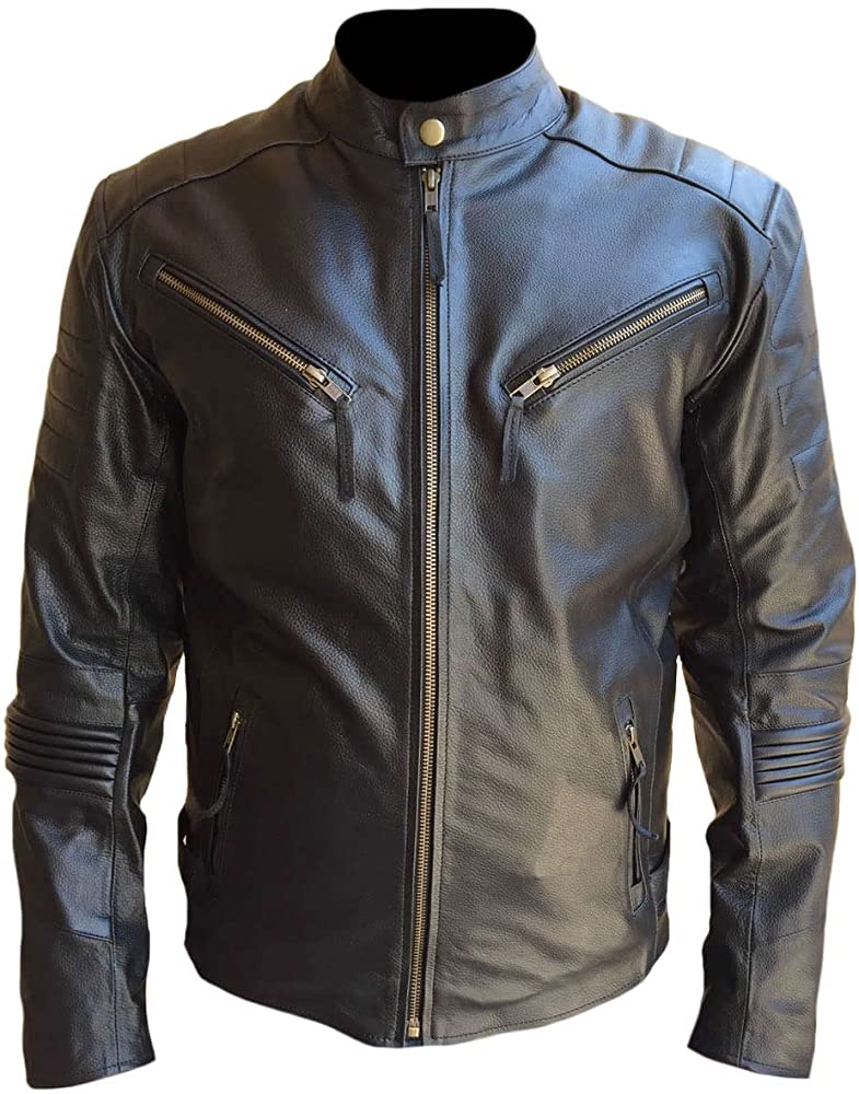 Classyak Men's Fashion Stylish Real Leather Jacket