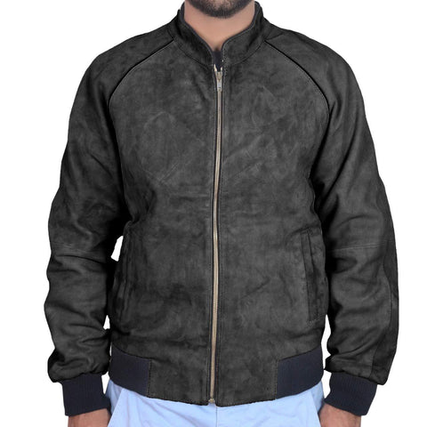 Classyak Men's Fashion Bomber Style Zipper Jacket