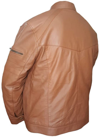 Classyak Men's Fashion Biker Stylish Leather Jacket