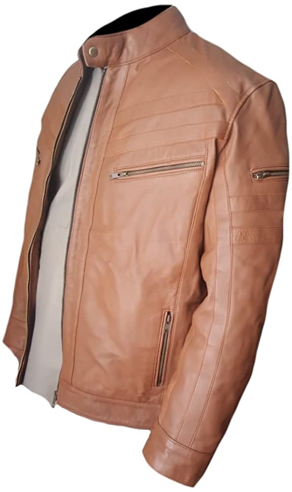 Classyak Men's Fashion Biker Stylish Leather Jacket