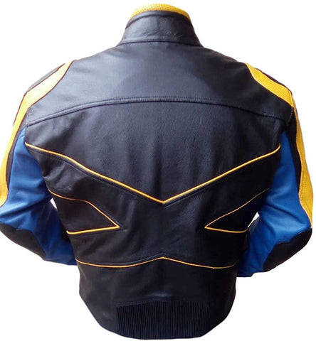 Classyak Men's Fashion XM Real Leather Motorbike Jacket