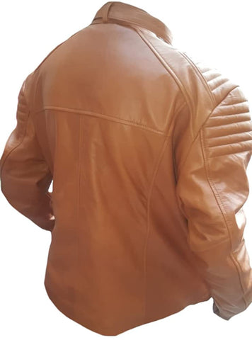Classyak Men's Fashion Stylish Real Leather Biker Jacket