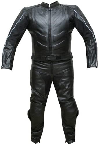 Classyak 2pc Motorcycle, Motorbike Leather Racing Suit with CE Armor Protection