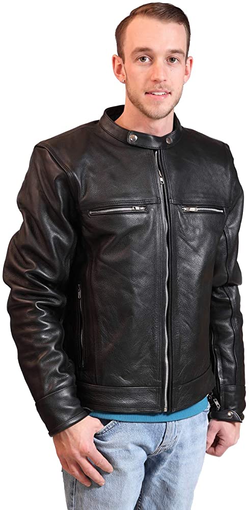 Classyak Men's Fashion Zipper Jacket