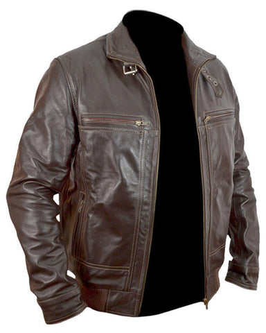 Classyak Men's Fashion Leather Jacket High Quality