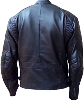 Classyak Men's Fashion Real Leather Biker Jacket