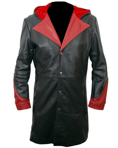 Classyak Men's Fashion Genuine Leather Coat