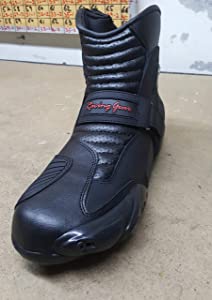 Classyak CLK Men's Performance Motorcycle Boots Black Shoes
