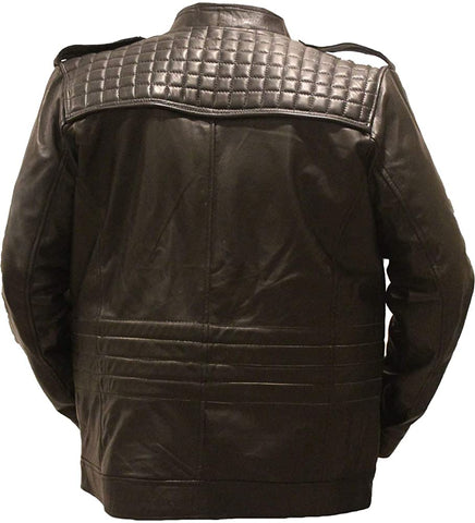 Classyak Men's Fashion Real Leather Moto Stylish Jacket