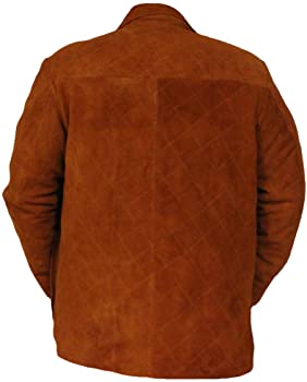 Classyak Men's Fashion Suede Leather Premiere Quality Coat