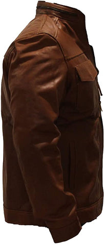 Classyak Men's Real Leather Moto Fashion Jacket