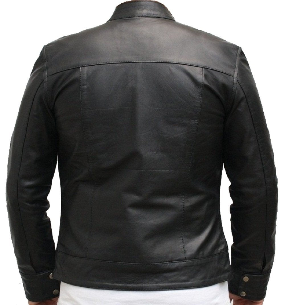 Classyak Men's Black Heaven Leather Jacket